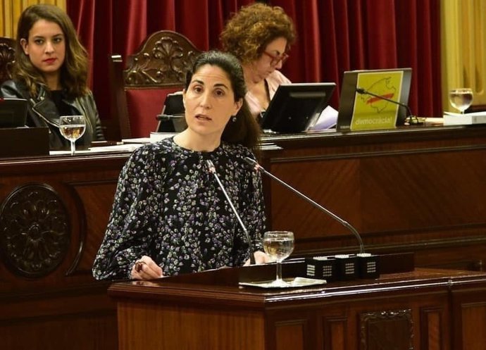 La diputada de Unidas Podemos e impulsora de la iniciativa, Antnia Martín. Archivo.