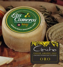 EL QUESO DE MEZCLA SEMICURADO LOS CAMEROS, ELEGIDO COMO EL MEJOR MEZCLA SEMICURADO EN LOS PREMIOS CINCHO DE CASTILLA Y LEÓN    El Queso De Mezcla Semicurado Los