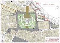 Paradas de las líneas 2, 3 y 5 en Plaza de España de Cádiz se desplazan la próxima semana por obras de peatonalización