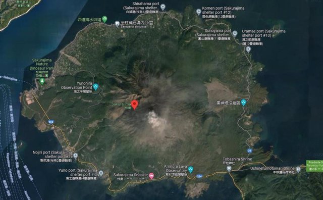 Volcán Sakurajima