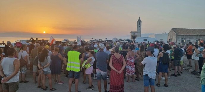 Manifestación por el mantenimiento de las salinas del Cabo de Gata