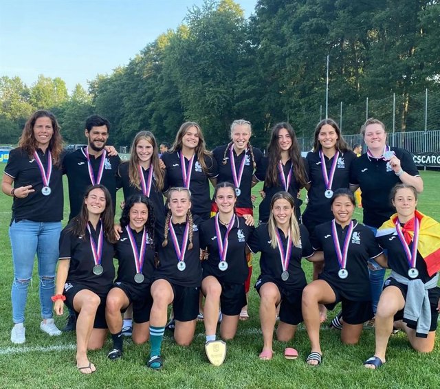 España se cuelga la plata en el Europeo femenino de seven en categoría M18