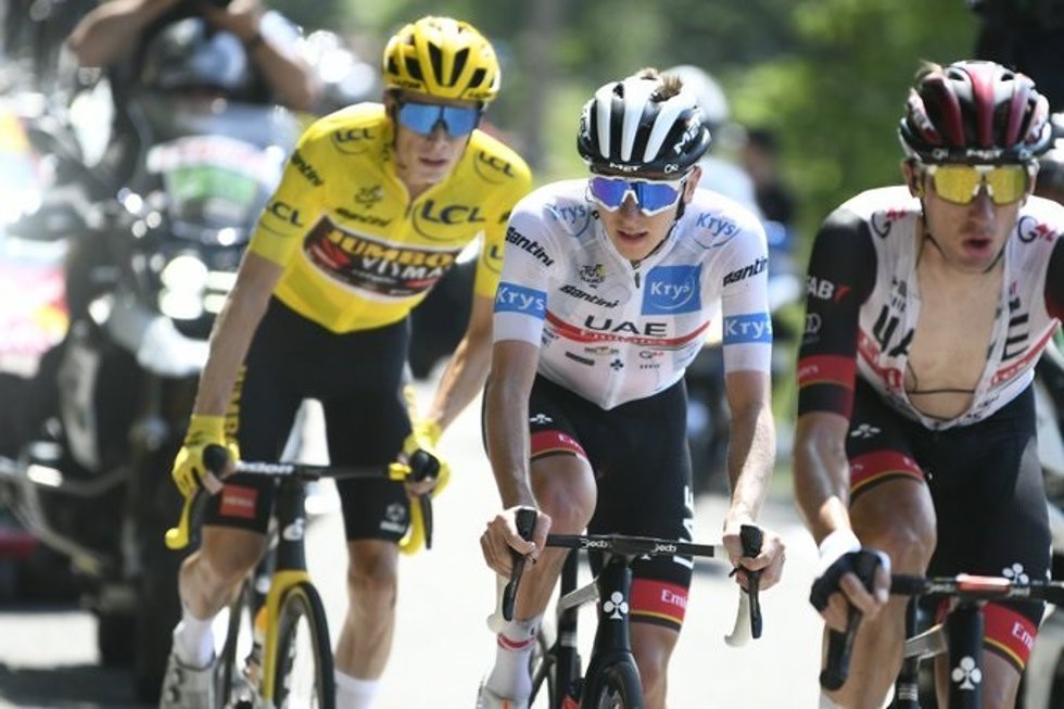 El corredor esloveno Tadej Pogacar logró su tercer triunfo de etapa en el Tour de 2022 en Peyragudes.