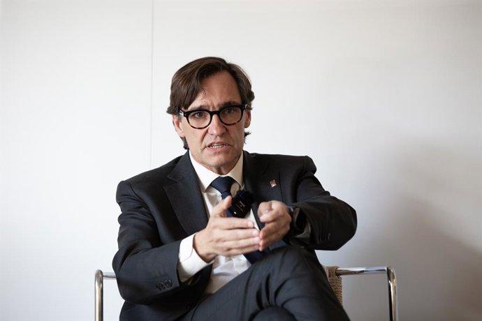El líder del PSC, Salvador Illa