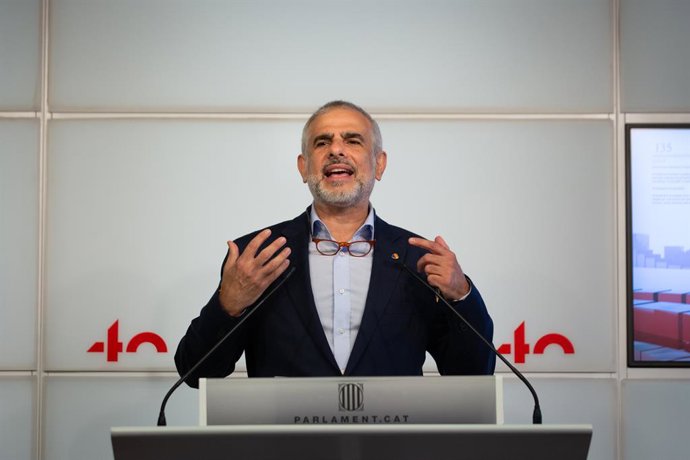 Archivo - El líder de Cs a Catalunya, Carlos Carrizosa
