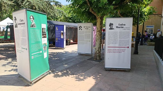 La exposición "Mujeres con Historia, ahora en la localidad de Navarrete