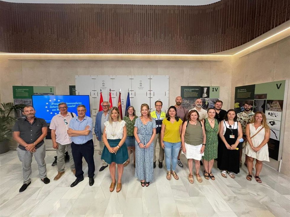 Imagen de la presentación de los proyectos sociales