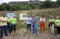 Inaugurada la vía ferrata de Valderredible: 300 metros de recorrido, 55 de desnivel y apta para todos los públicos