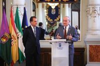 El Ayuntamiento de Málaga se une al Málaga C.F. y pide más inversión pública y privada para reforzar al club blanquiazul