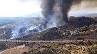 Extinguido el incendio forestal declarado el domingo junto a la AP-7 en Mijas (Málaga)