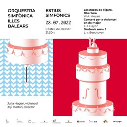 Cartel de la Orquesta Sinfónica para los 'Veranos Sinfónicos'