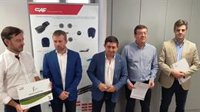 Diputación entrega una ayuda de 600.000 euros a CAF para generar 37 puestos de trabajo en la ciudad de Jaén