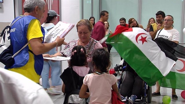 Encuentro de las familias sevillanas de acogida a menores saharauis dentro del proyecto 'Vacaciones en Paz 2022'.
