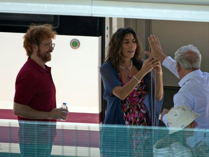 Paz Padilla, Leo Harlem y Santiago Segura