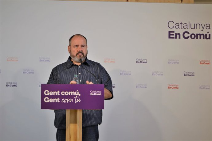 El portaveu dels comuns, Joan Mena