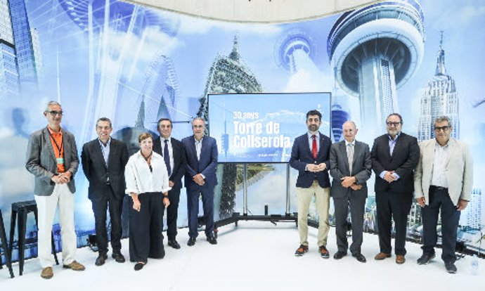 El vicepresidente y conseller de Políticas Digitales y Territorio de la Generalitat, Jordi Puigneró, en el 30 aniversario de la Torre de Collserola