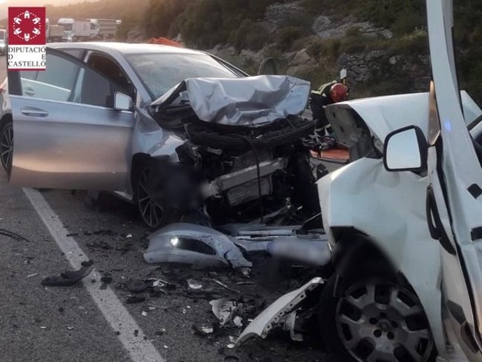 Accidente de tráfico en Xert (Castellón)
