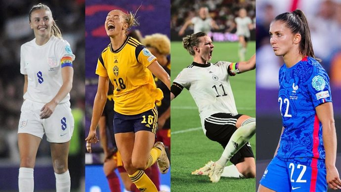 Inglaterra, Suecia, Alemania y Francia, semifinalistas de la EURO femenina.