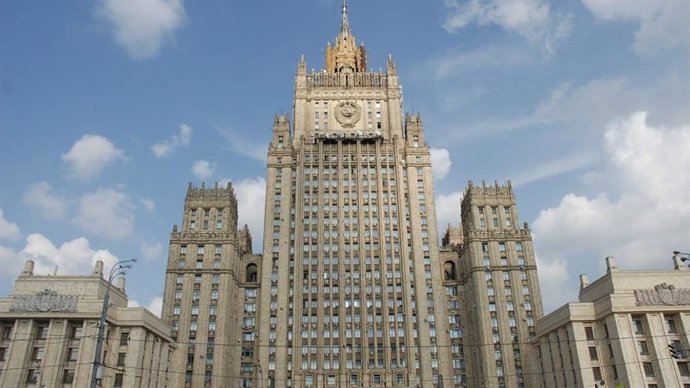 Archivo - Edificio del ministerio de Exteriores ruso