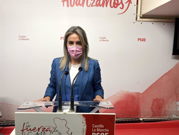 La secretaria general dle PSOE de Toledo, Milagros Tolón.