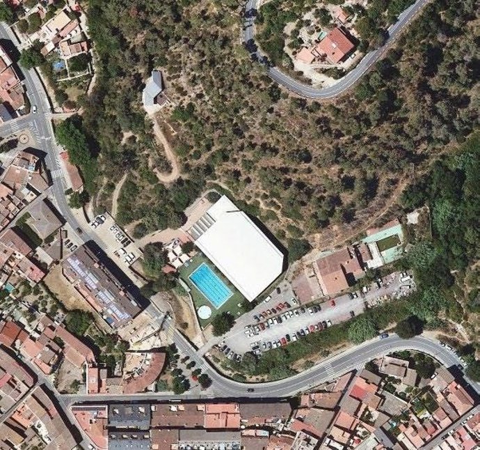El pavelló de Sant Climent de Llobregat (Barcelona)