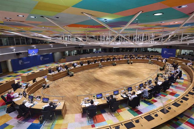 Archivo - Vista general de una reunión del Consejo Europeo