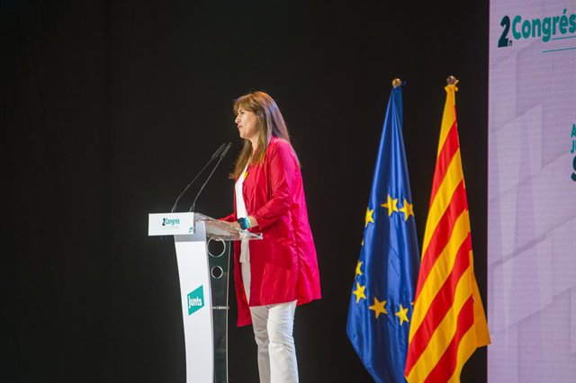 La presidenta del Parlament, Laura Borràs