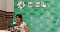 Teresa Rodríguez, sobre los ERE: "Es algo por lo que el PSOE no debe parar de pedir disculpas a la sociedad andaluza"