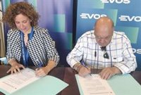 Evos Algeciras y el Club de Atletismo Bahía de Algeciras renuevan el convenio tras 12 años de colaboración
