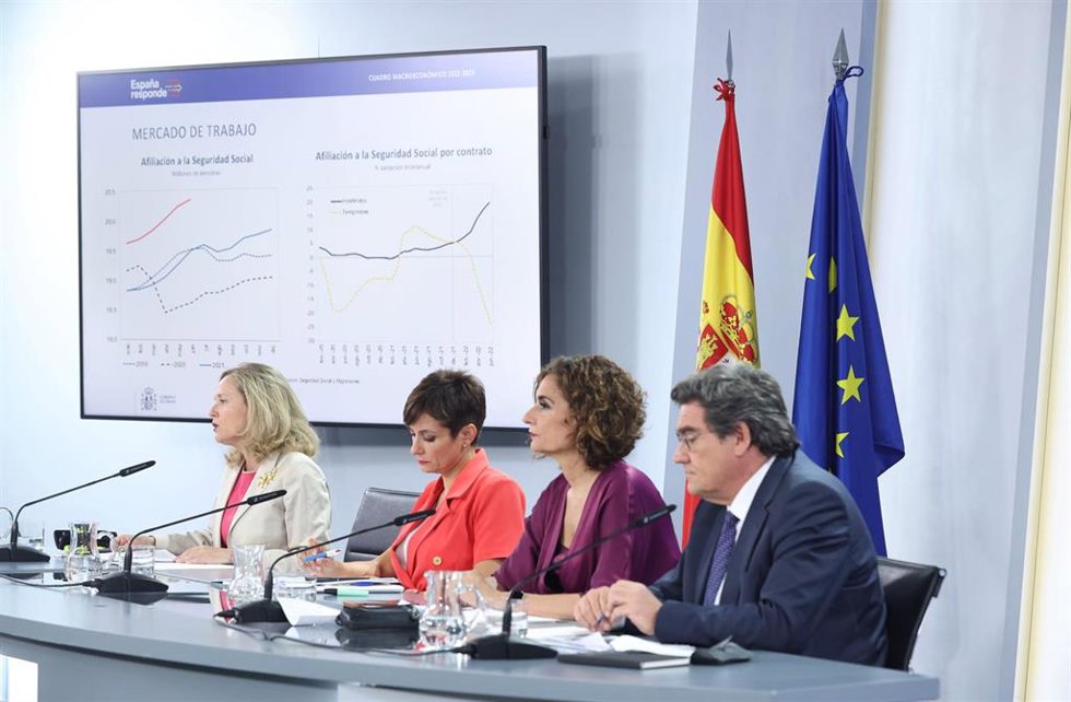 Rueda de prensa posterior al Consejo de Ministros de este martes 
