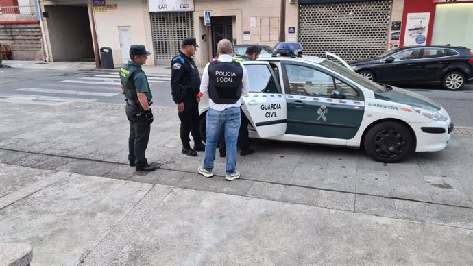 Imagen del momento de la detención.