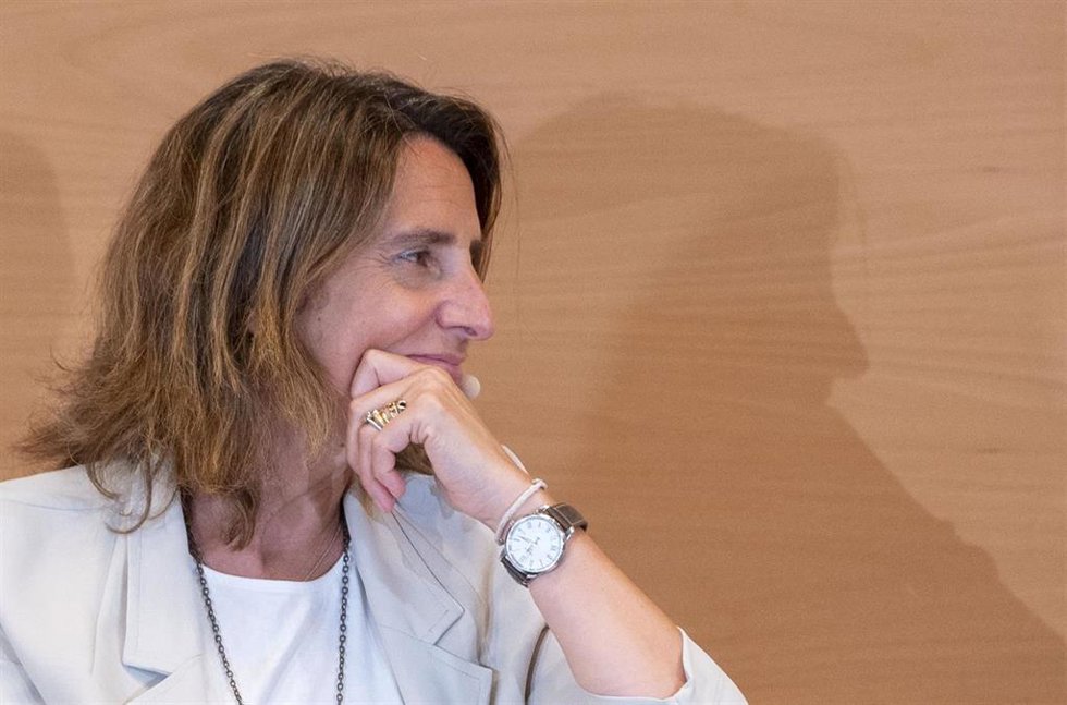 Archivo - La vicepresidenta y ministra para la Transición Ecológica y el Reto Demográfico del Gobierno de España, Teresa Ribera, durante el debate sobre seguridad climática, en la sede del MITECO, a 23 de junio de 2022, en Madrid (España).