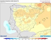 Agosto podría ser de nuevo muy cálido y extenso en cuanto a tormentas, según Meteored
