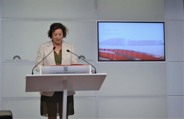 La portavoz del PSC en el Parlament, Alícia Romero.