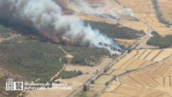 Incendio de Carcastillo.