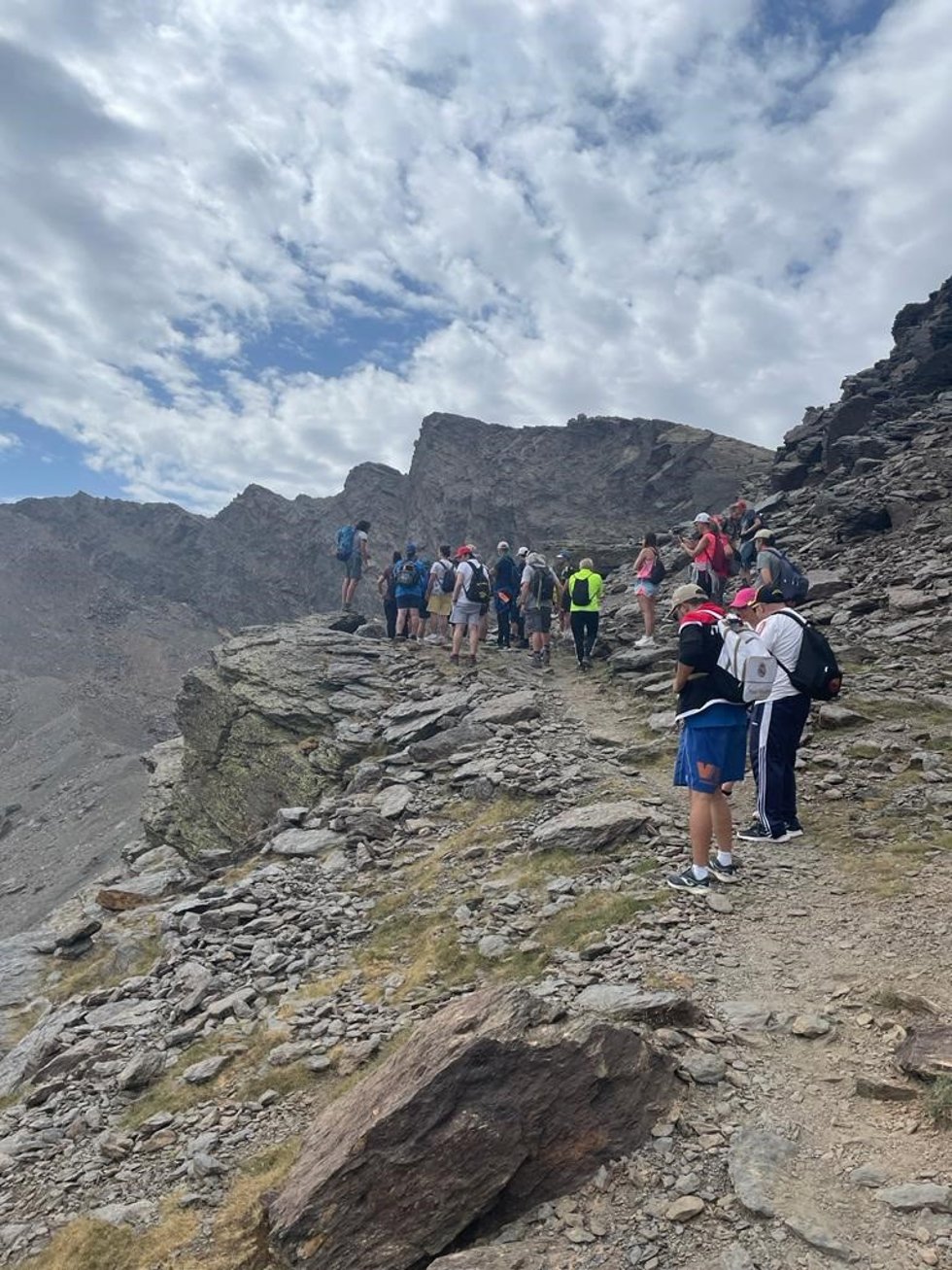 Subida al Veleta.
