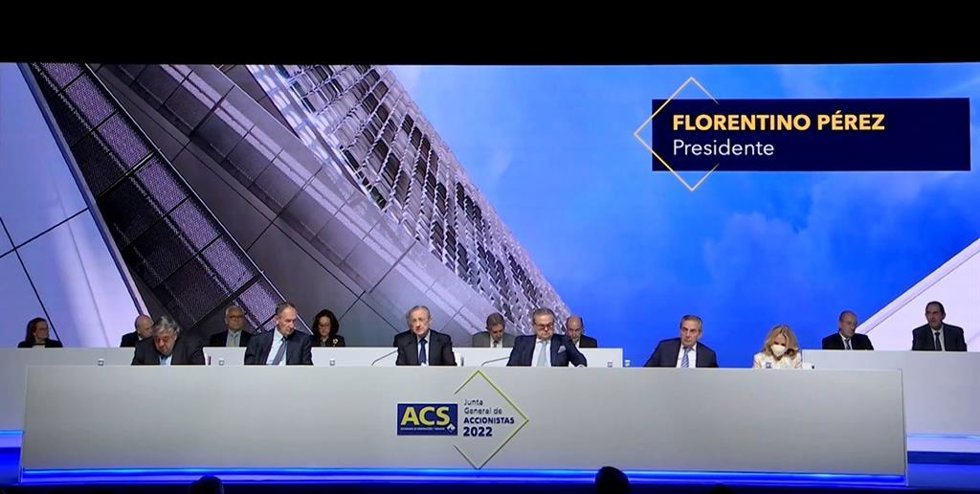Archivo - Junta de accionistas de ACS de 2022