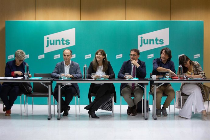 Archivo - Membres de l'Executiva de Junts 