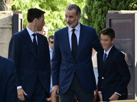 El rey Felipe VI, un familiar más en el último adiós a Sonia Morales de Borbón-Dos Sicilias
