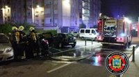 Dos incendios afectan a tres coches esta madrugada en Santander