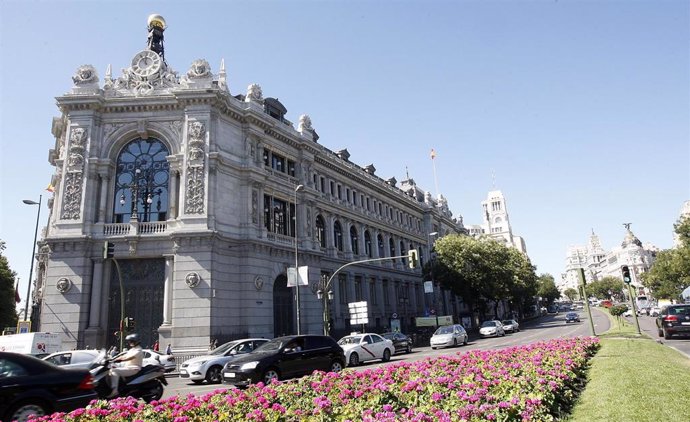 Archivo - Fachada de la sede del Banco de España en Madrid