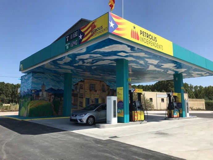 Gasolinera de Petrolis Independents en Bescanó (Girona)