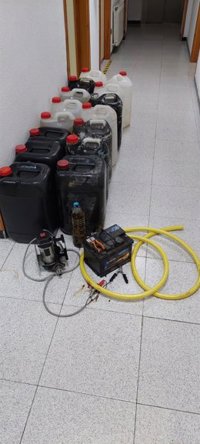 La Policía Local de Buñol frusta el robo de 375 litros de gasoil a unos camiones