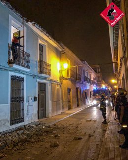 Derrumbe de un techo en Pinoso (Alicante)