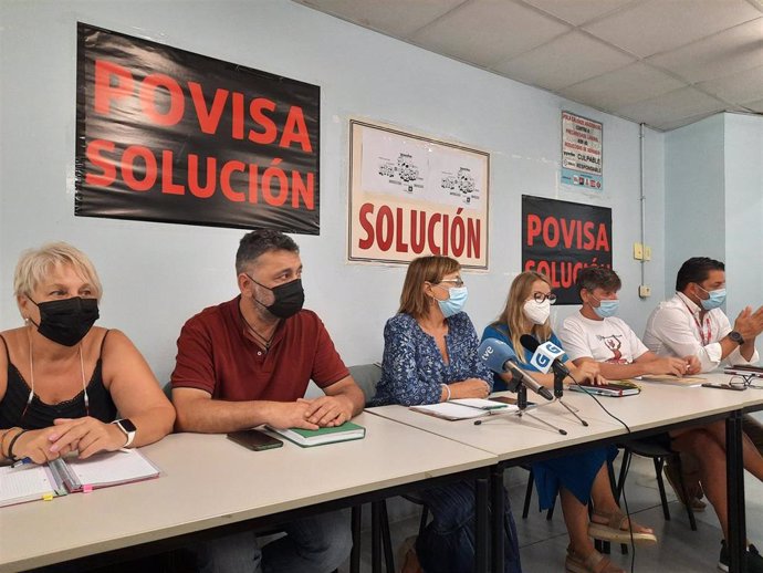 Rueda de prensa del comité de empresa del hospital Povisa.