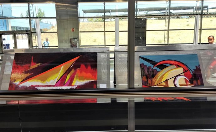 El aeropuerto Adolfo Suárez Madrid-Barajas acoge la exposición de pintura de Jorgelina Argüelles