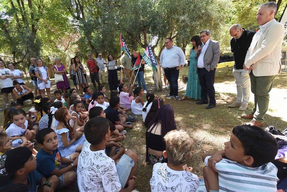 Menores saharauis que participan en el programa 'Vacaciones en paz'