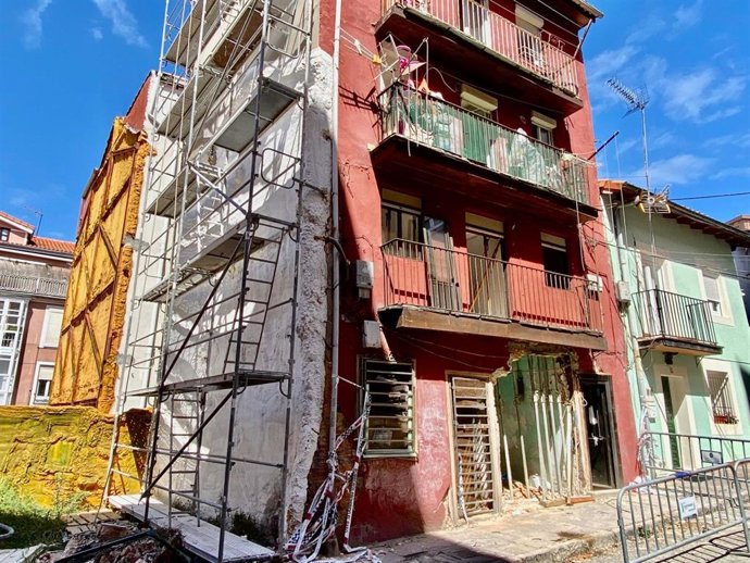 Edificio de la travesía San Matías 3 que será derribado