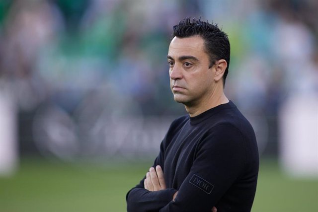 Archivo - Xavi Hernández, entrenador del FC Barcelona.