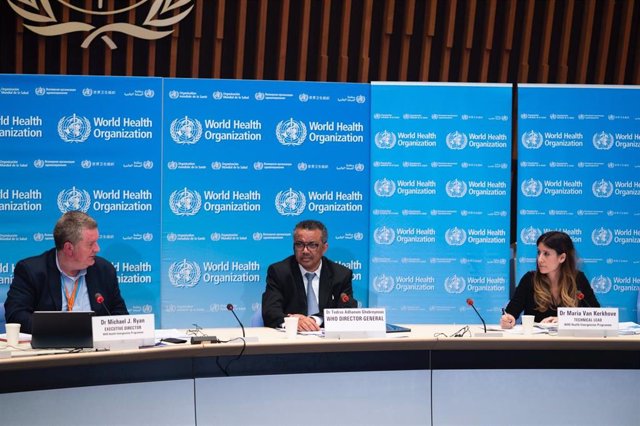 Archivo - El director general de la Organización Mundial de la Salud, Tedros Adhanom Ghebreyesus, comparece en rueda de prensa para informar sobre la evolución de la pandemia de coronavirus. 18 de marzo de 2020.